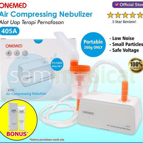 Jual Onemed Nebulizer Compressor 405a Alat Uap Inhaler Shopee Indonesia