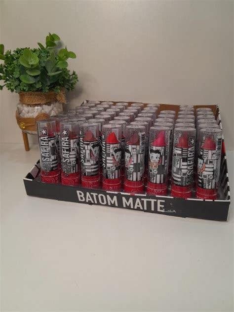 Batom Em Bala Matte Betty Boop Safira Makecler