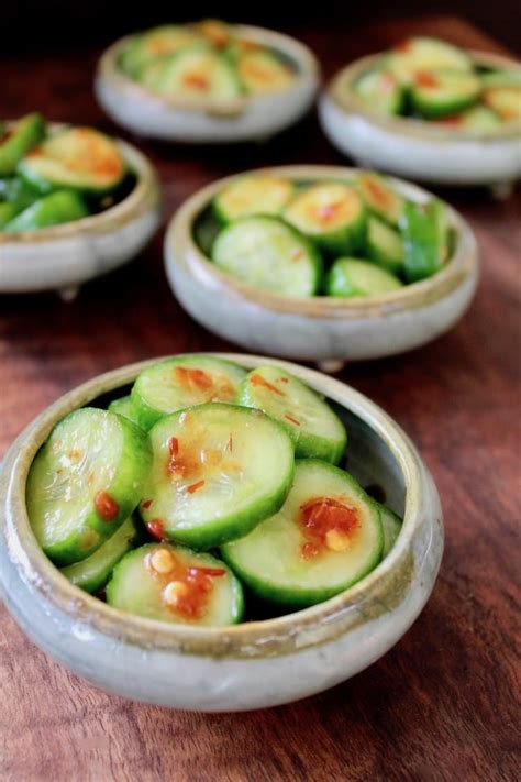 Spicy Pickled Cucumbers Recipe Cooking On The Weekends