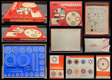 Vintage Spirograph Drawing Kit 1960s 1970s