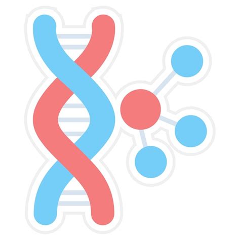 Premium Vector Genetics Flat Illustration