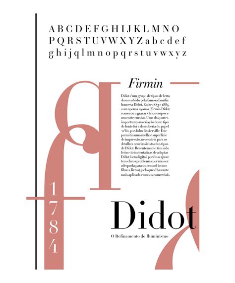 Didot Typeface Posters On Behance