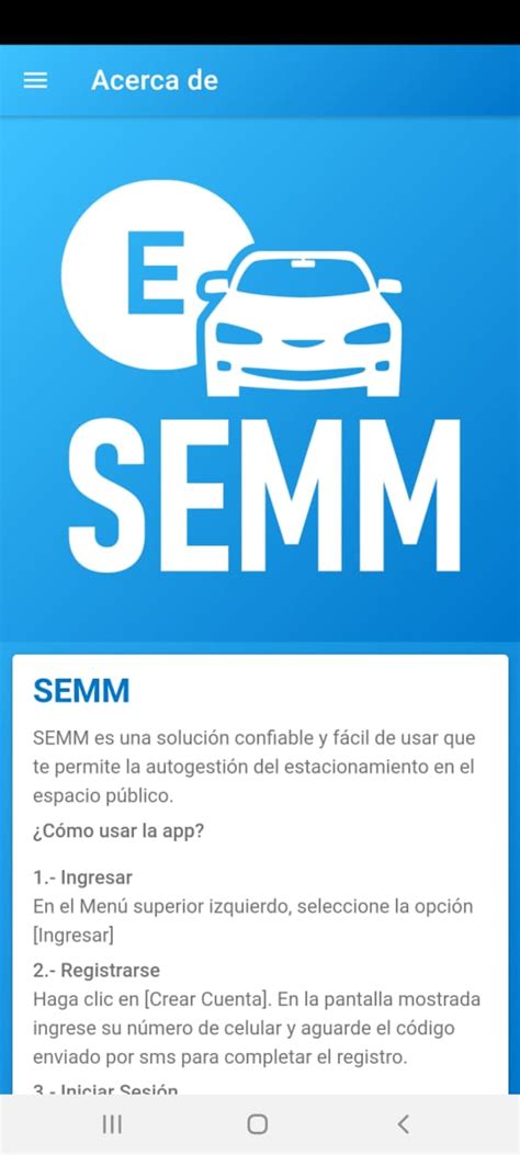 Sistema De Estacionamiento Medido Municipal Para Android Descargar