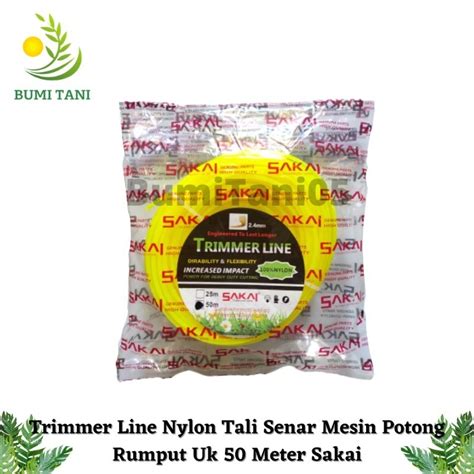 Jual Trimmer Line Tali Senar Mesin Potong Rumput Nylon Line Meter