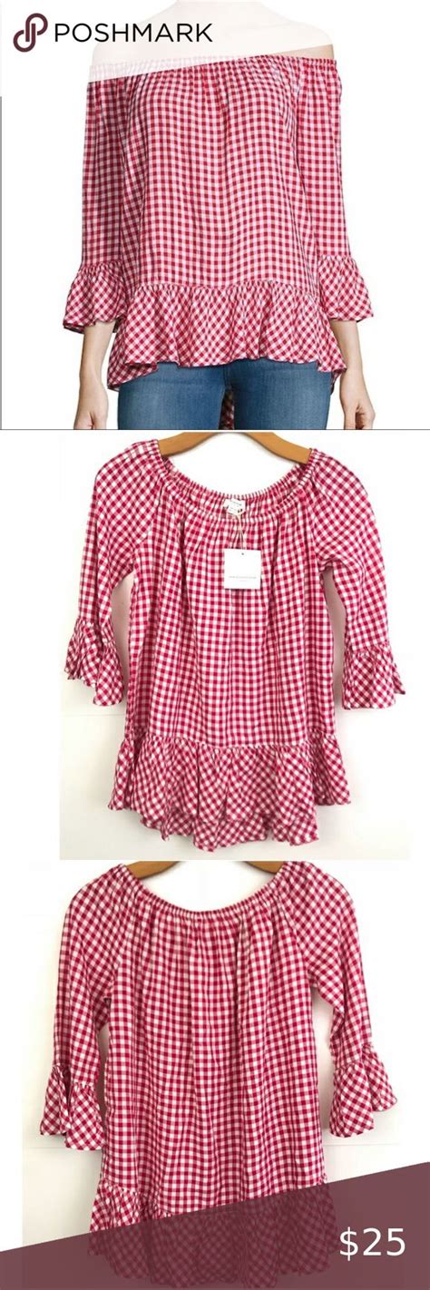 Beachlunchlounge Sheet Always Gingham Print Top