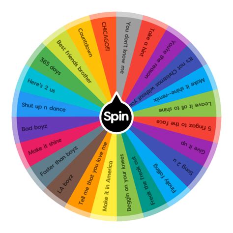 Victorious songs | Spin the Wheel - Random Picker