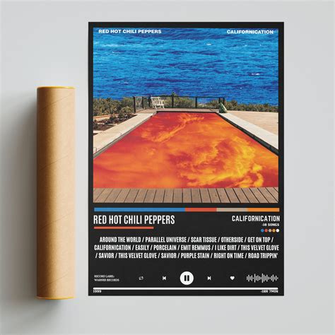 Red Hot Chili Peppers Poster Red Hot Chili Peppers Californication