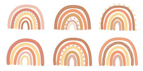 Boho Rainbow Vector Art Icons And Graphics For Free Download