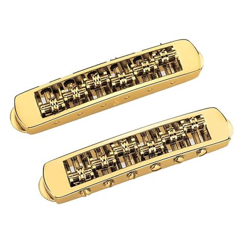 Schaller 12080500 Stm Tune O Matic Roller Bridge Gold Reverb