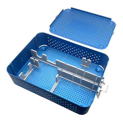 Caja De Bandeja De Esterilizaci N De Aluminio Para Taladro El Ctrico Y