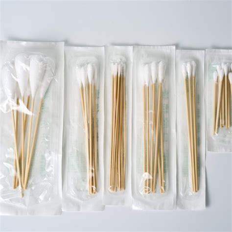 Medical Disposable Tipped Sterile Cotton Swab Applicator Cotton