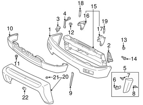 Genuine OEM Bumper Components Front Parts For 1997 Toyota 4Runner