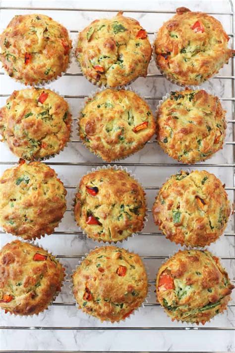 Spinach & Cheese Savoury Lunchbox Muffins - My Fussy Eater | Easy ...