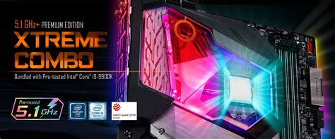 Aorus Releases Extreme Combo An Intel Core I9 9900k With Z390 Aorus Xtreme Waterforce For 5