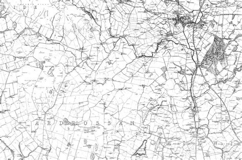 Map Of Ayrshire Sheet 011 Ordnance Survey 1857 1860 PICRYL Public