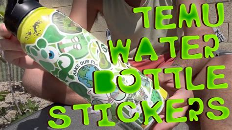 Temu Water Bottle Stickers Relaxing Nature Asmr The Cookin Camper