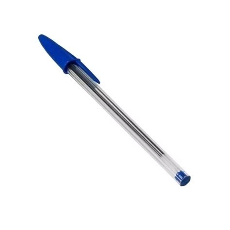 Caneta Esferogr Fica Bic Cristal Dura Mais A Cl Ssica Azul Ponta