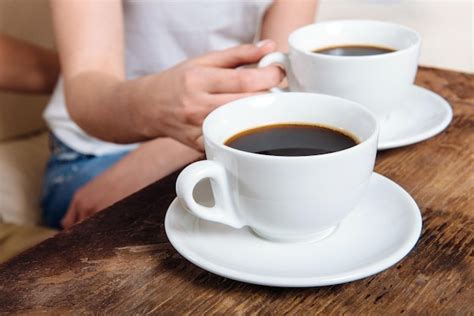 Premium Photo Loving Couple Drinking Coffee In The Morning