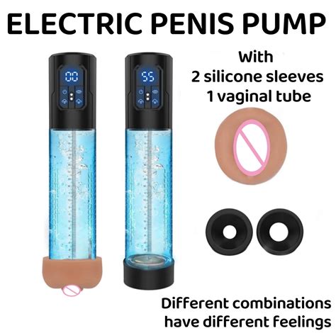 Penis Pump Vacuum Electric Booster Pump Male Sucking Sex Toy Penis Penis Pump And Power