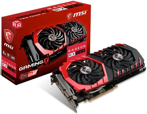 Specification Sheet Buy Online Rx 580 Gaming X 8g Msi Rx 580 Gaming