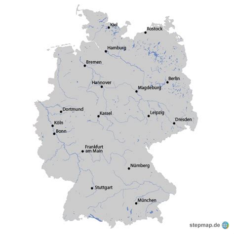 Stepmap Stepmap Karte Deutschland Landkarte Für Deutschland