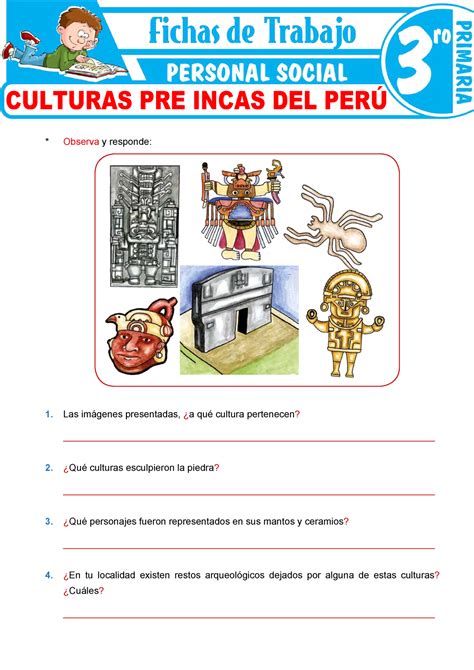 Culturas Pre Incas Para Tercer Grado De Primaria Web NBKomputer