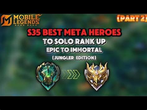 Part 2: Top Sub-Meta Junglers to Dominate Mobile Legends Season 35! # ...