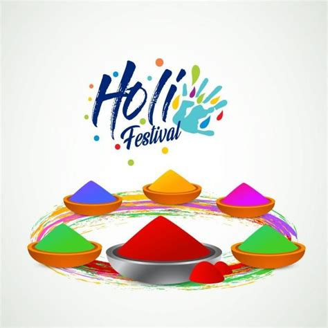 Happy Holi Festival Vector Design Images, Holi Festival Card With Multicolors, Holi Clipart ...