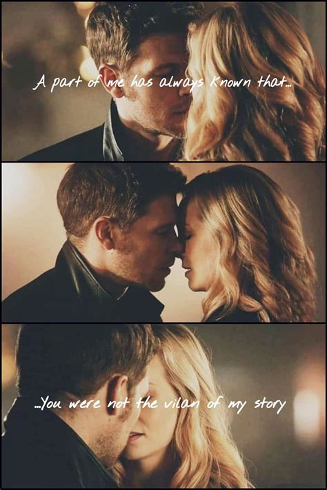 The Originals Klaus And Caroline Kiss