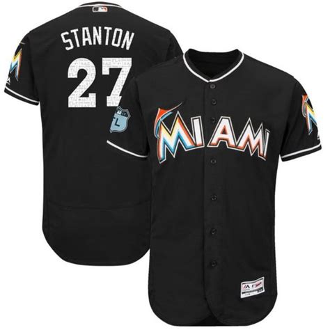 Giancarlo Stanton Miami Marlins Personalized Jersey Spring Training