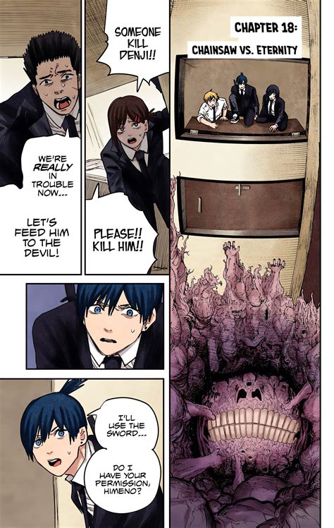 Chainsaw Man Manga Chapter 18 : Chainsaw vs. Eternity - Watch Online