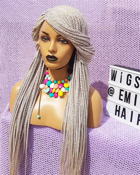 Platinum Blonde Box Braids