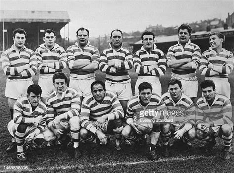 Wigan rugby league club players pose for a team portrait at the... News Photo - Getty Images