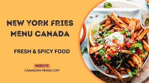 New York Fries Menu With Prices Canada June 2025
