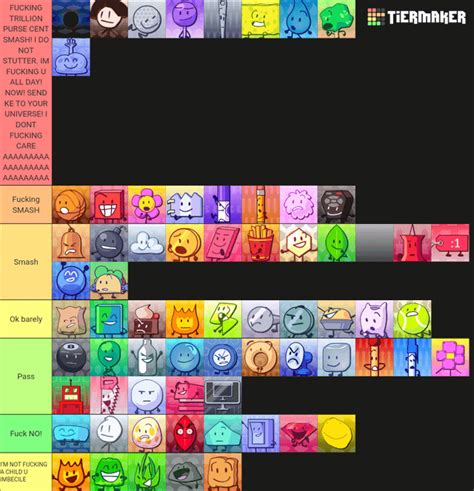 Bfdi Smash Or Pass Rbattlefordreamisland