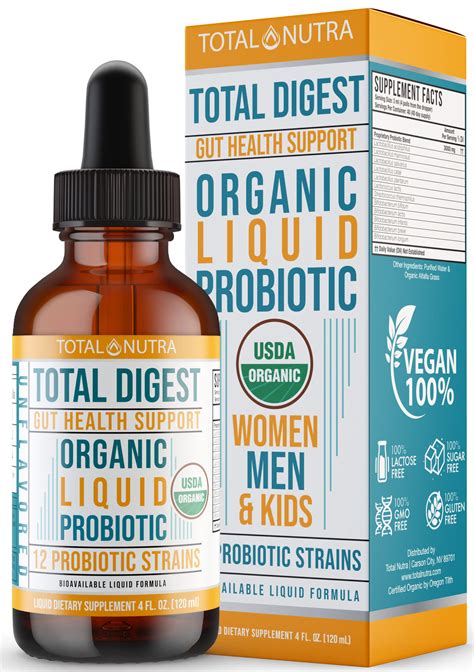 Best Liquid Probiotic Supplement For Gut Health Straight