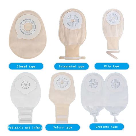 Wholesale Hydrocolloid One Piece Open Ostomy Bag Colostomy Bag With