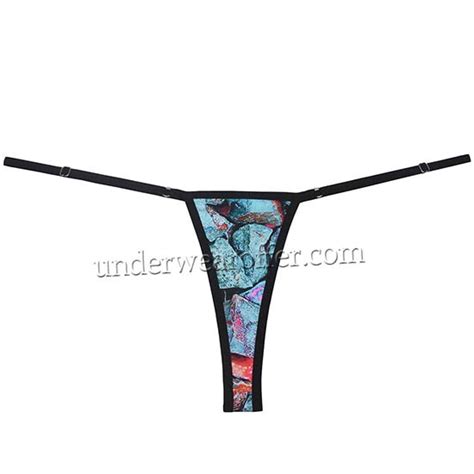 Sexy Mini Swim String Low Rise Tangas Women Micro Bikini Thong Adjustable Sides Intimates