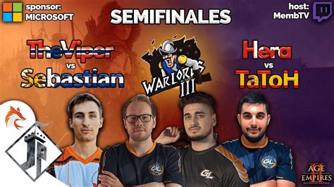 Warlords 3 TheViper Vs Sebastian Hera Vs TaToH SEMIFINALES YouTube