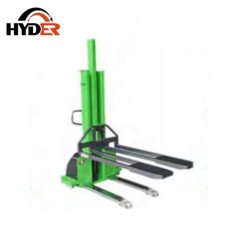 Ton Lifting Height M Full Electric Pallet Stacker Straddle Wide