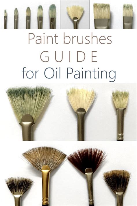 Beginners Guide Types Of Oil Painting Brushes Artofit