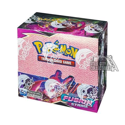 Pokemon Sword Shield Fusion Strike Booster Box Steel City Collectibles