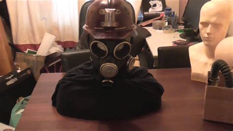 My Bloody Valentine Harry Warden Miner Helmet And Gp 7v Gas Mask For