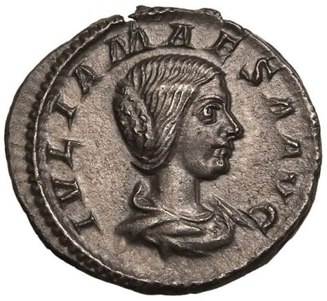 Roman Empire Julia Maesa Augusta AD 218 224 5 Denarius Auction