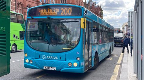 Arriva Yorkshire Volvo B7rle Eclipse 1 1108 Yj08 Dvo Service201