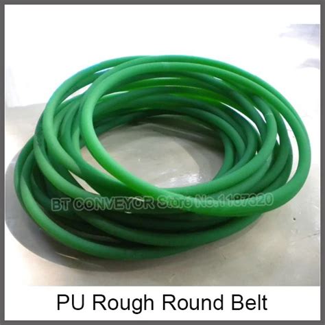 Pu Green Round Driving Belt Rough Belt Smooth Belt Diameter 2mm 3mm