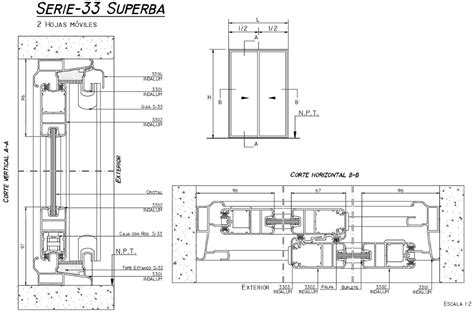 Methods Of Autocad File Aluminum Sliding Window Plan Section Elevation