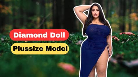 Canadian Plussize Model Miss Diamond Doll Biography Figure