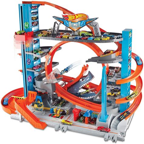 Гараж трек с акулой Хот Вилс Hot Wheels City Ultimate Garage with Shark ...