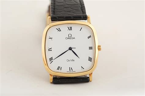 Omega De Ville White Dial 18k Solid Gold Quartz Cal1378 For 1900 For
